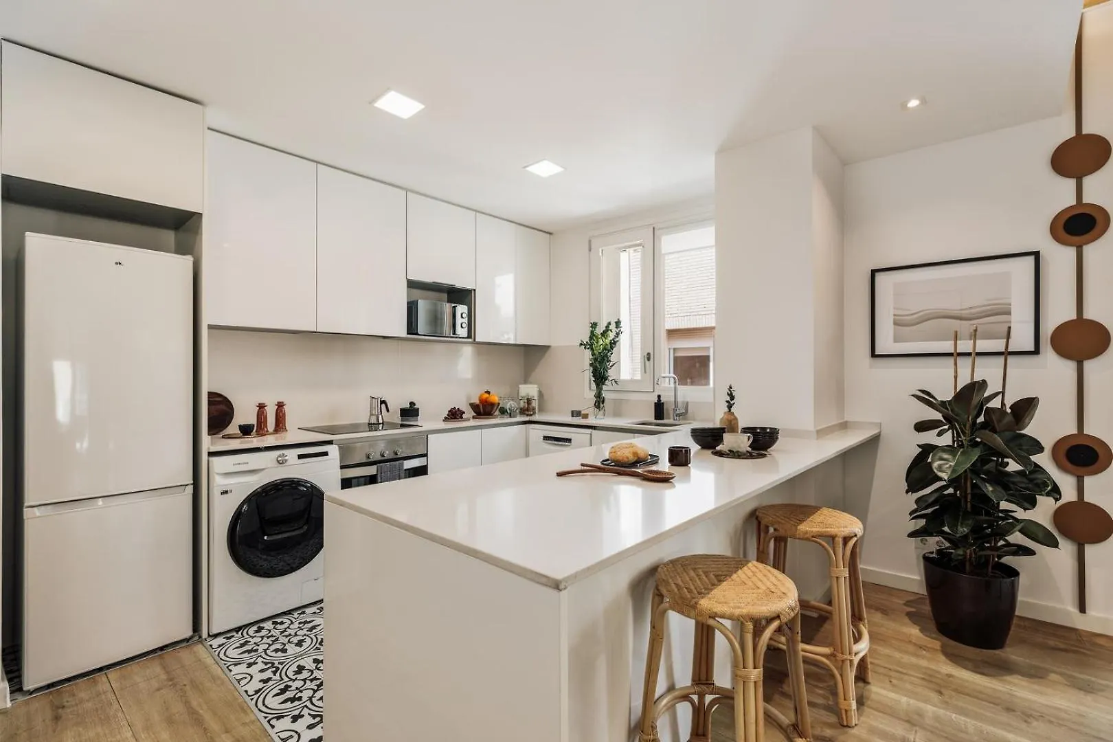 Arenal - 3 Bedrooms And Terrace In Sarria Barcelona Apartmán